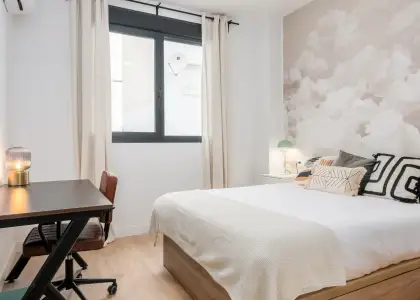 Habitación en piso compartido de 2 habitaciones en alquiler en La Bresca, para profesionales y estudiantes. en Málaga