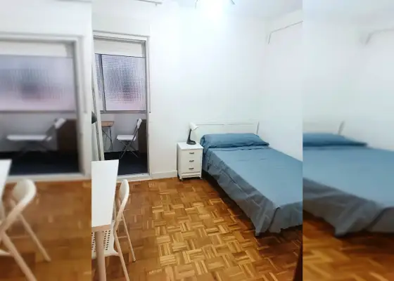Habitación en un apartamento compartido de 3 habitaciones en alquiler en Pilarica-Los Santos. en Valladolid